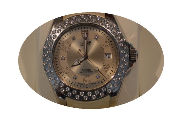 Tudor Prince Date Rotor Diamond Automati...