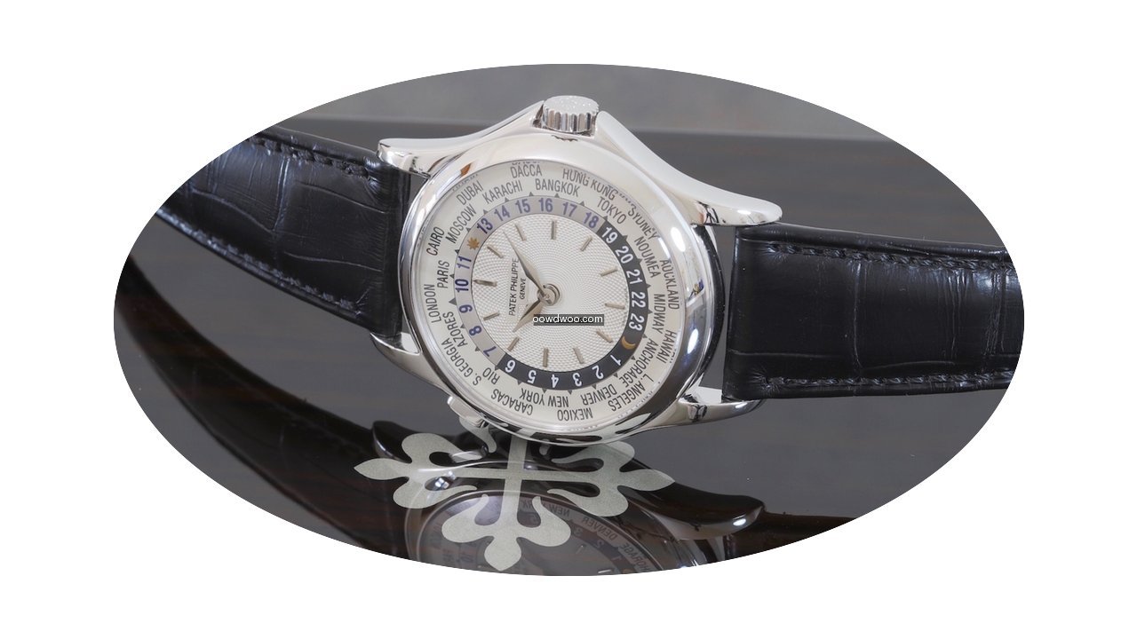 Patek Philippe World Time white gold, re...