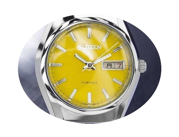 Citizen Day Date Manual Wind Mens Japane...