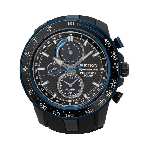 Seiko Sportura Solar Alarm Perpetual Chr...