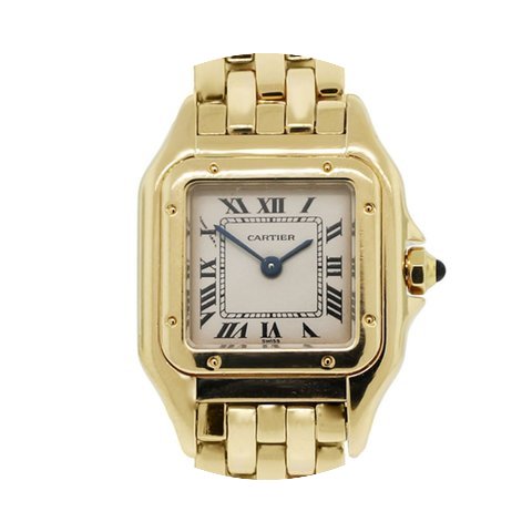 Cartier Panther 18k Gold Champagne Dial ...