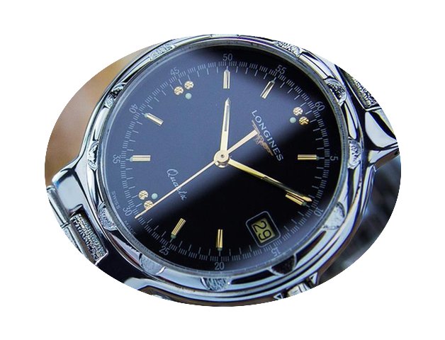 Longines Conquest Swis Quartz White Gold...