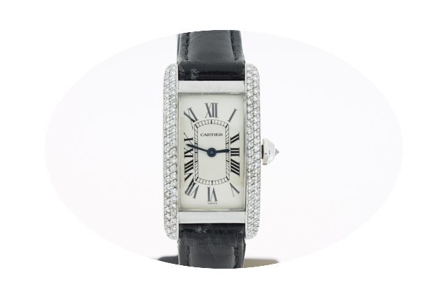 Cartier Tank Americaine Diamonds (AFTERM...