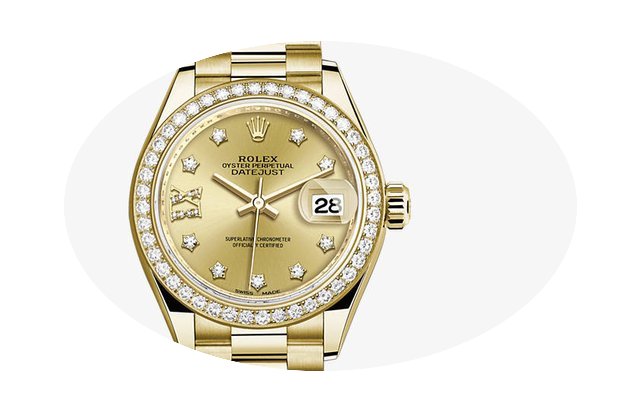 Rolex [NEW] 28mm DATEJUST CHAMPAGNE DIAM...