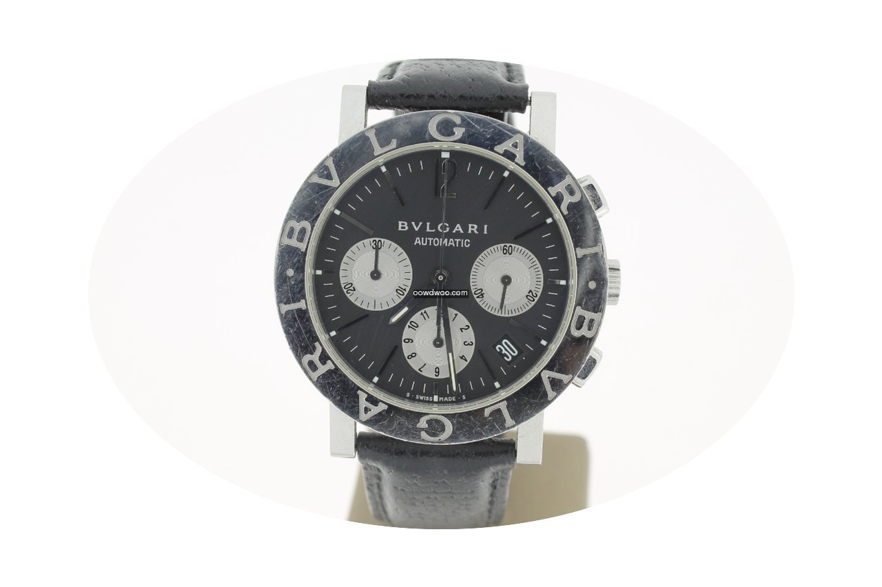 Bulgari Chronograph automatic steel 38mm...