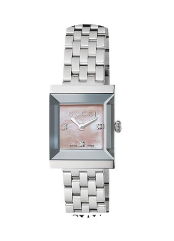 Gucci G-Frame Mother Of Pearl Rose Dial ...