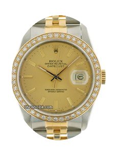 Rolex datejust acc. oro. brillanti SCAT/...