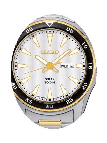 Seiko SNE394P1 Solaruhr Herren 44mm 100M...