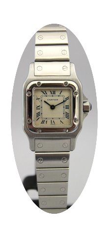 Cartier Santos Lady Quarzo...