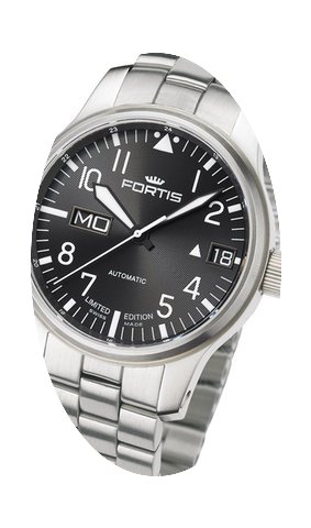 Fortis F-43 Flieger Black Label Big Day/...