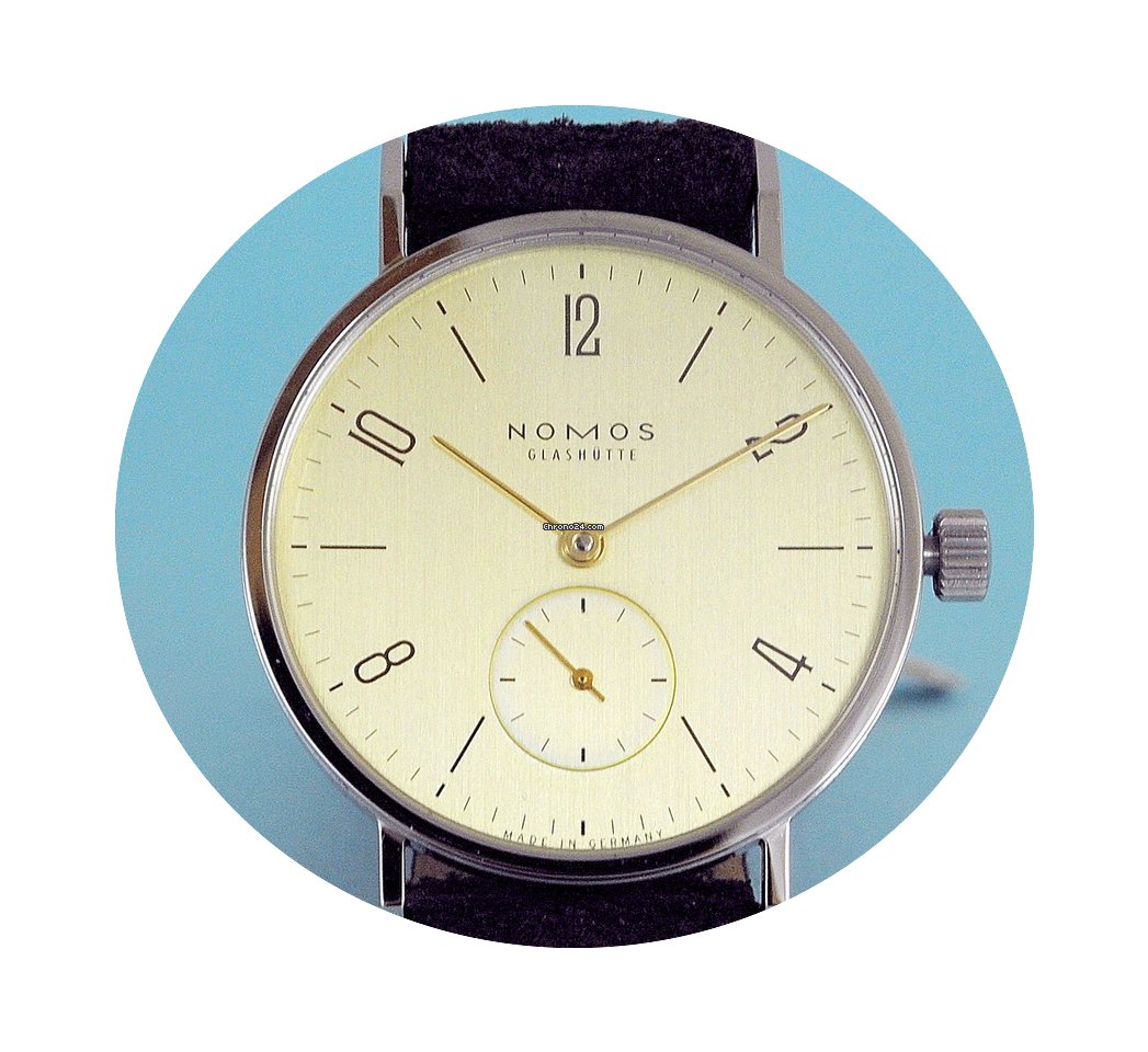 Nomos Glashütte Tangente 33 Karat Saphi...
