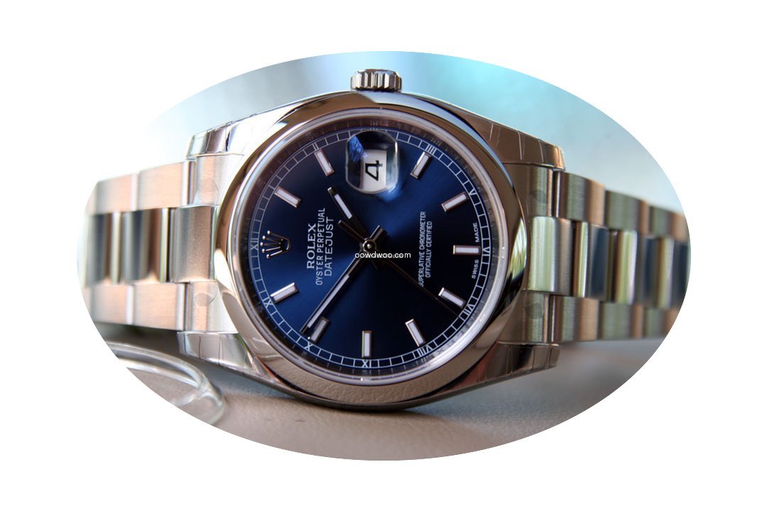 Rolex OYSTER PERPETUAL DATEJUST 36 mm bl...