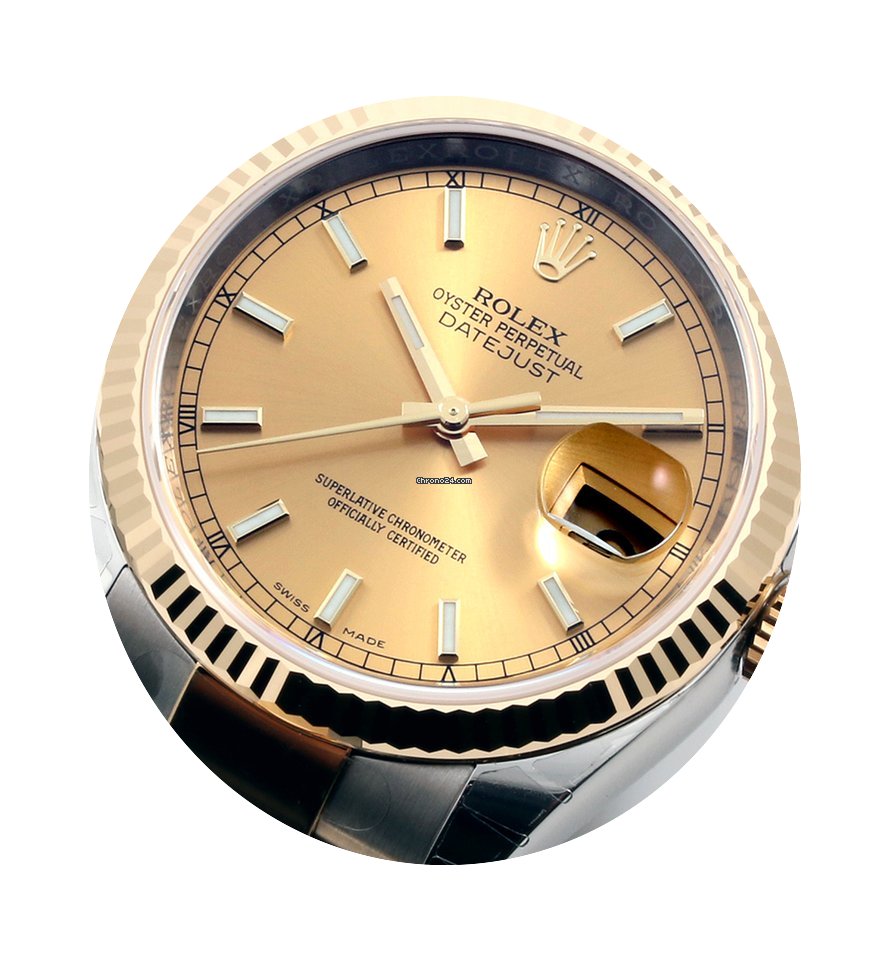 Rolex 36mm TT Datejust Champagne Dial Oy...