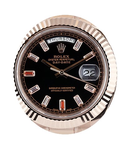 Rolex Day-Date II President Rose Gold Di...