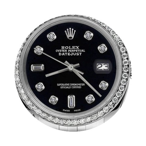 Rolex Men`s Rolex 36mm Datejust Black Co...