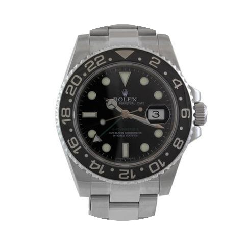 Rolex GMT-Master II Men's Steel Watch, B...
