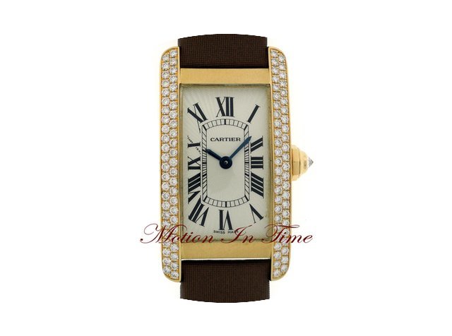 Cartier TANK AMERICAINE LADIES' YELLOW G...