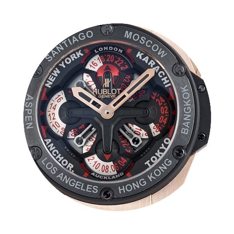Hublot King Power Unico GMT Red Gold 48m...