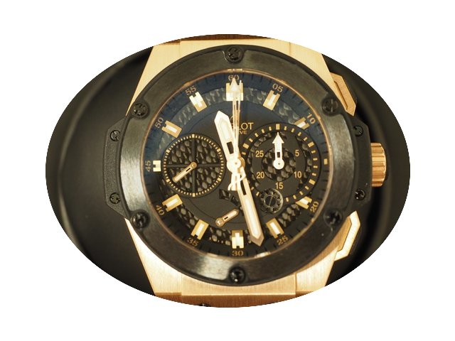 Hublot The King Power Black Magic red go...