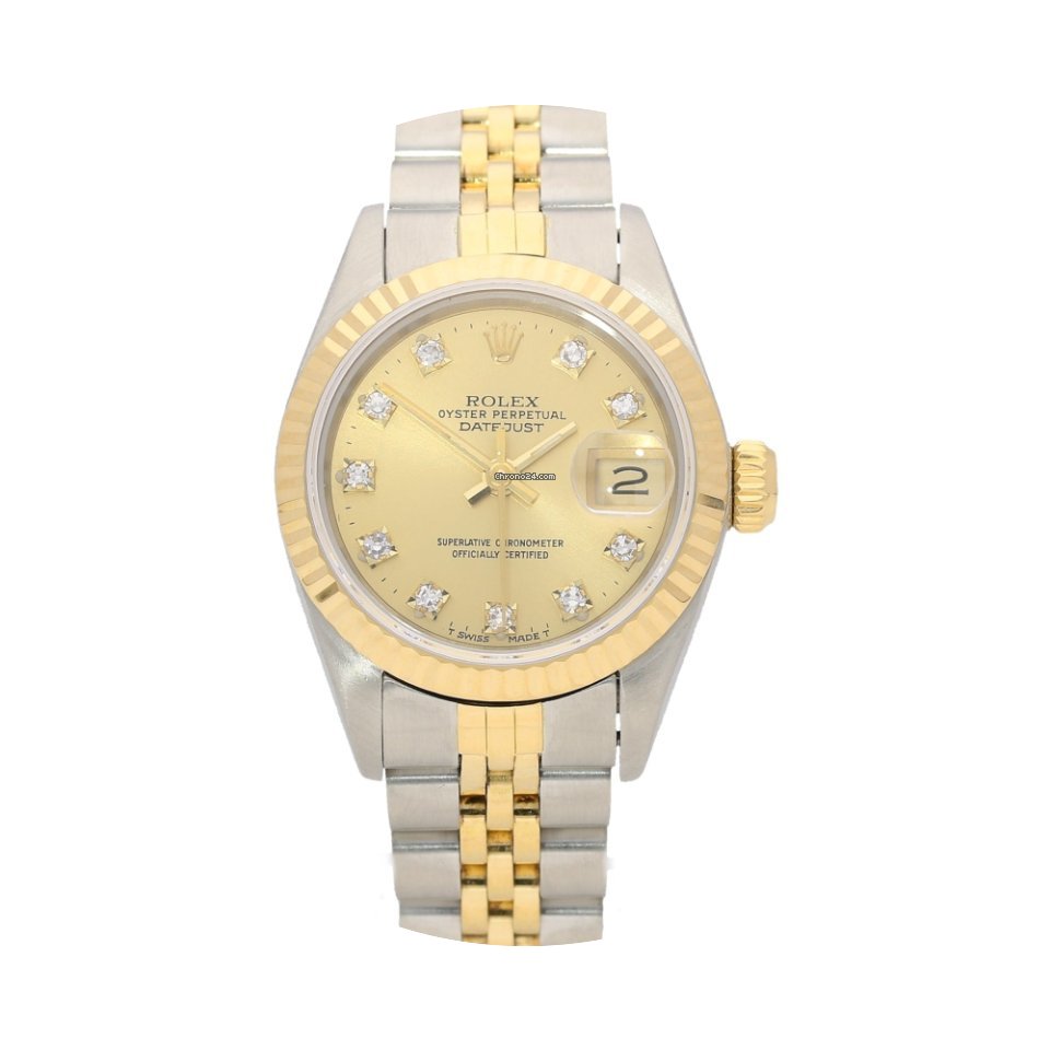 Rolex Datejust 69173 - Gold Diamond Dial...