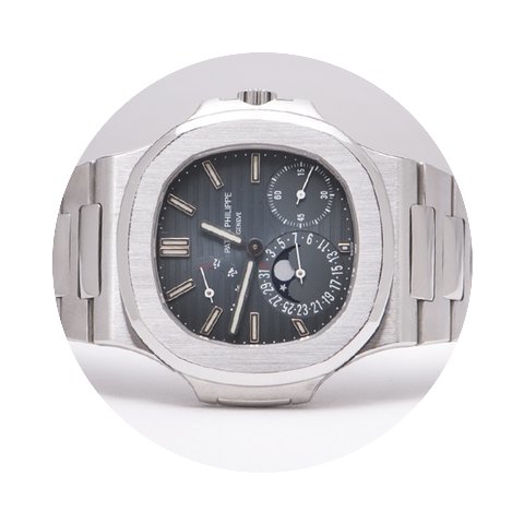 Patek Philippe Nautilus Moon Phase Power...