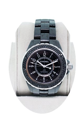 Chanel J-12 H0991 Black Ceramic Watch wi...