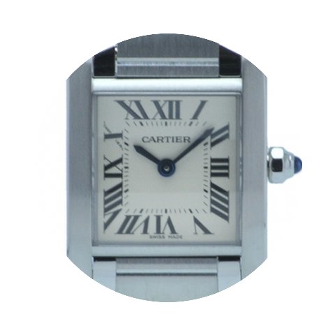 Cartier Tank Francaise Steel Ladies Watc...