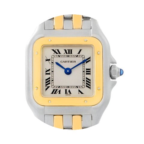 Cartier Panthere Ladies Steel 18k Yellow...