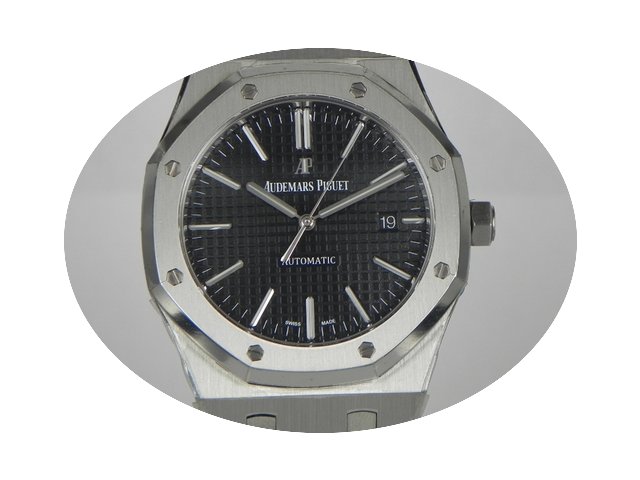 Audemars Piguet ROYAL OAK JUMBO 41MM BLA...