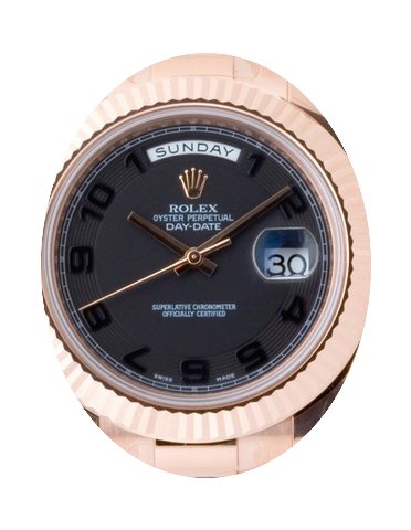 Rolex Day-Date II 218235-BLCAFP 41mm Bla...