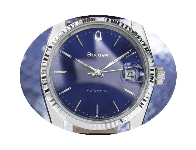 Bulova Mens Vintage Swiss Made Stainless...