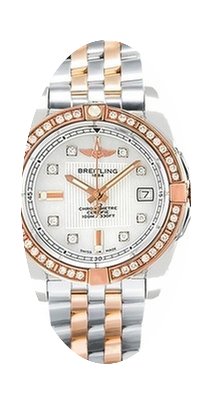 Breitling Galactic 32 Steel/Rose Gold Di...