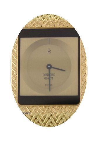 Concord Retro 18k Yellow Gold Woven 25mm...