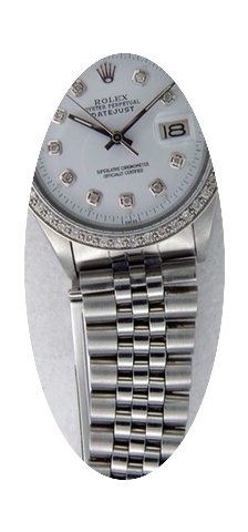 Rolex Mens Datejust Stainless Steel 1601...