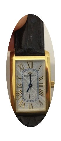 Philip Watch 3H Patton Tonne quarzo gold...