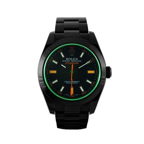 Rolex Milgauss 116400 BLACK VENOM LIMITE...