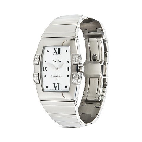 Omega Constellation Quadrella Steel/Diam...