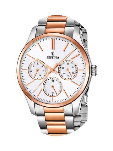 Festina F16814/2 Damenuhr 36mm bicolor 5...