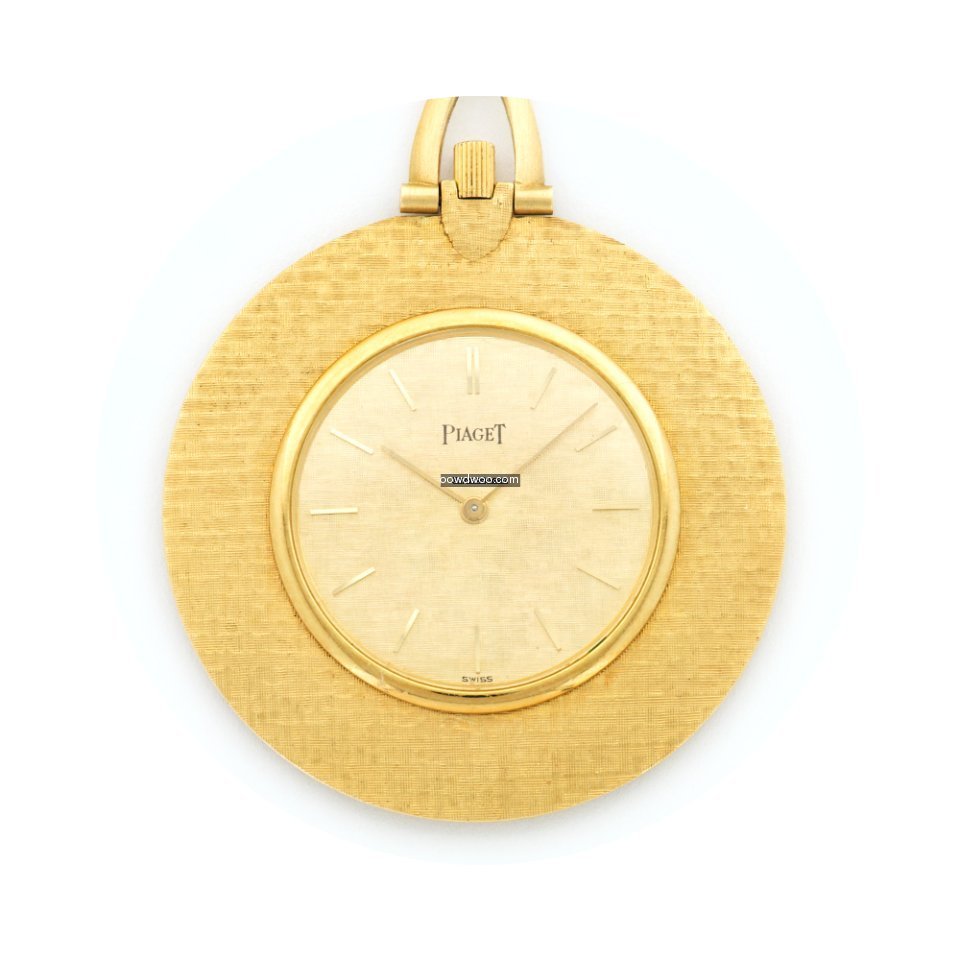 Piaget Yellow Gold Open-Faced Pendant Po...