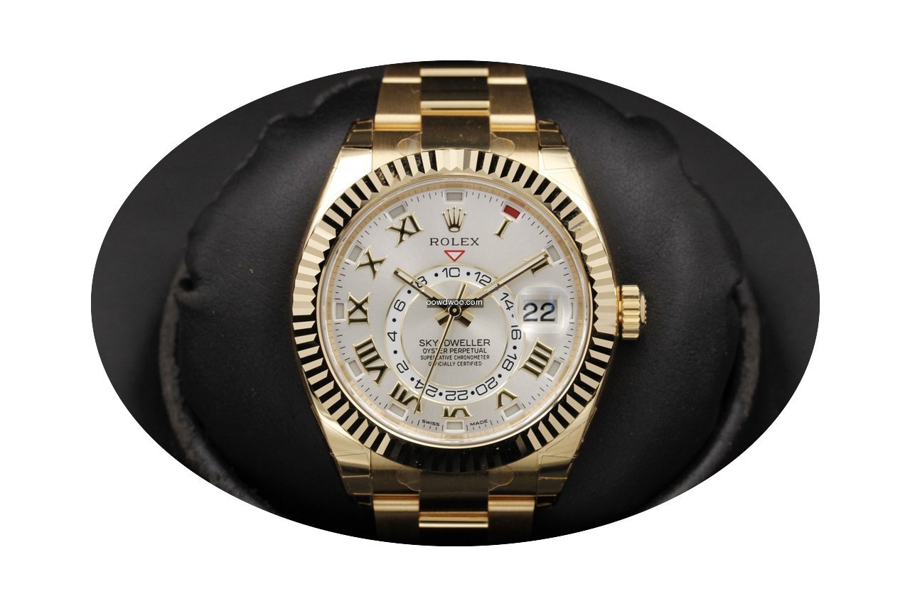 Rolex Sky Dweller 326938 Yellow Gold...