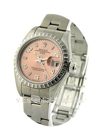 Rolex Used Lady's Date with Oyster Brace...