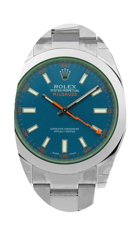 Rolex Milgauss 116400GV blau...