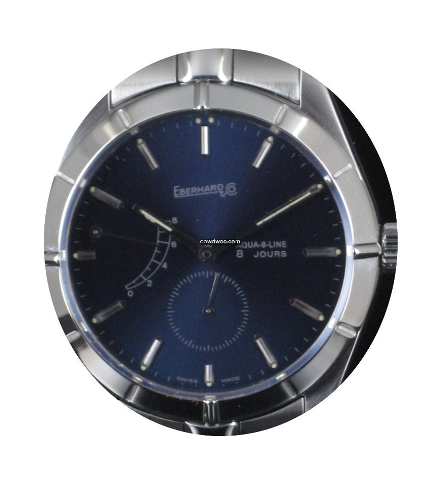 Eberhard & Co. 8 Jours - Aqua 8 Line Ste...