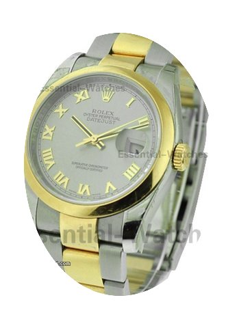 Rolex Used Mens 2 Tone Datejust with Smo...
