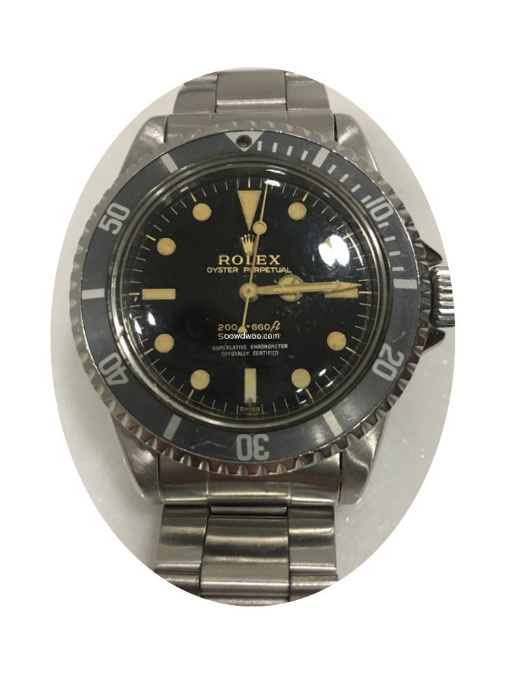 Rolex 5512 Gilt Dial 4 Liner Underline D...