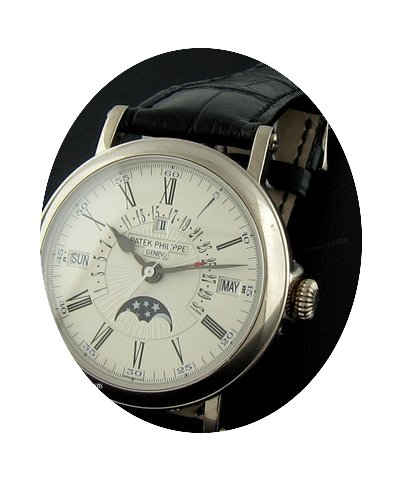 Patek Philippe White Gold Perpetual Cale...