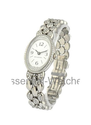 Bulgari Ladys Ovale with Pave Diamond Br...