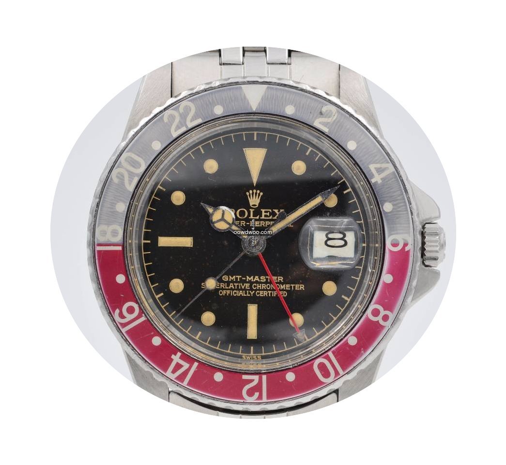 Rolex GMT 1675 cornino Glossy GILT PCG S...