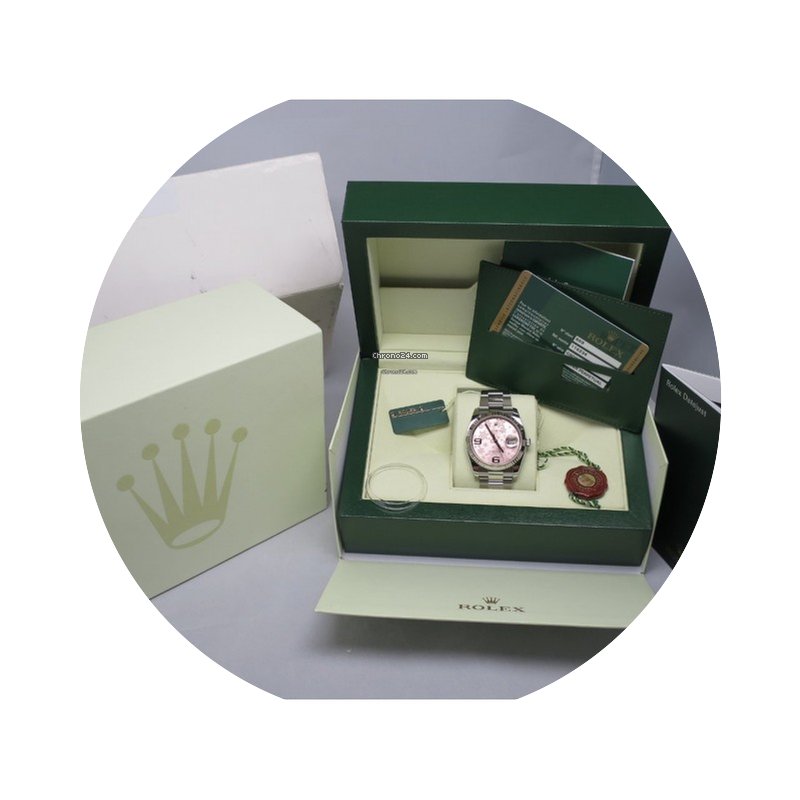 Rolex Datejust 116234 Pink Floral Flower...