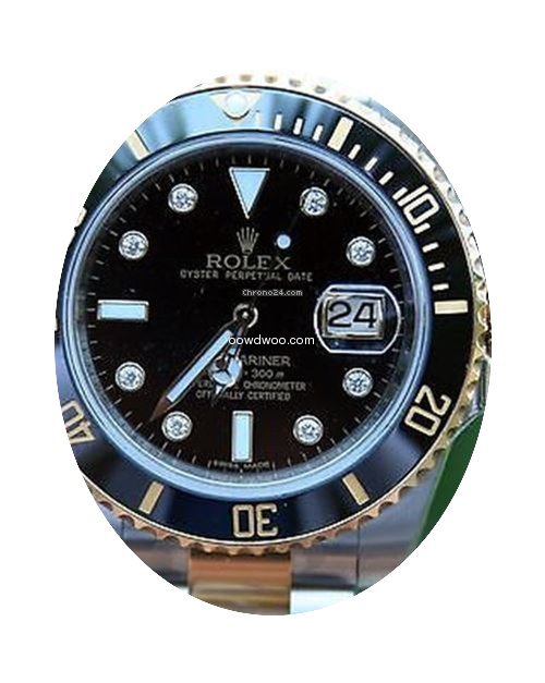 Rolex 18k Gold & Steel Mens Submariner W...